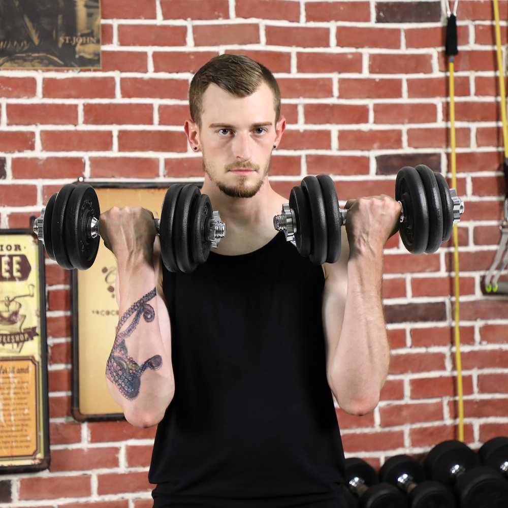 Ketaus hantelių rinkinys 30 kg