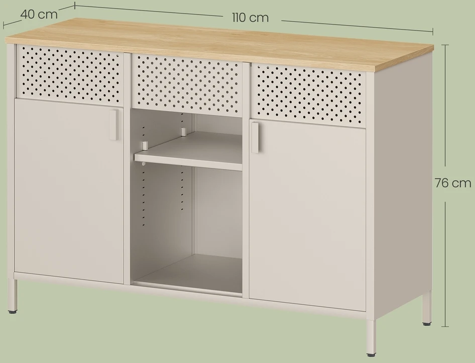 Songmics Spintelė 40 x 110 x 76 cm