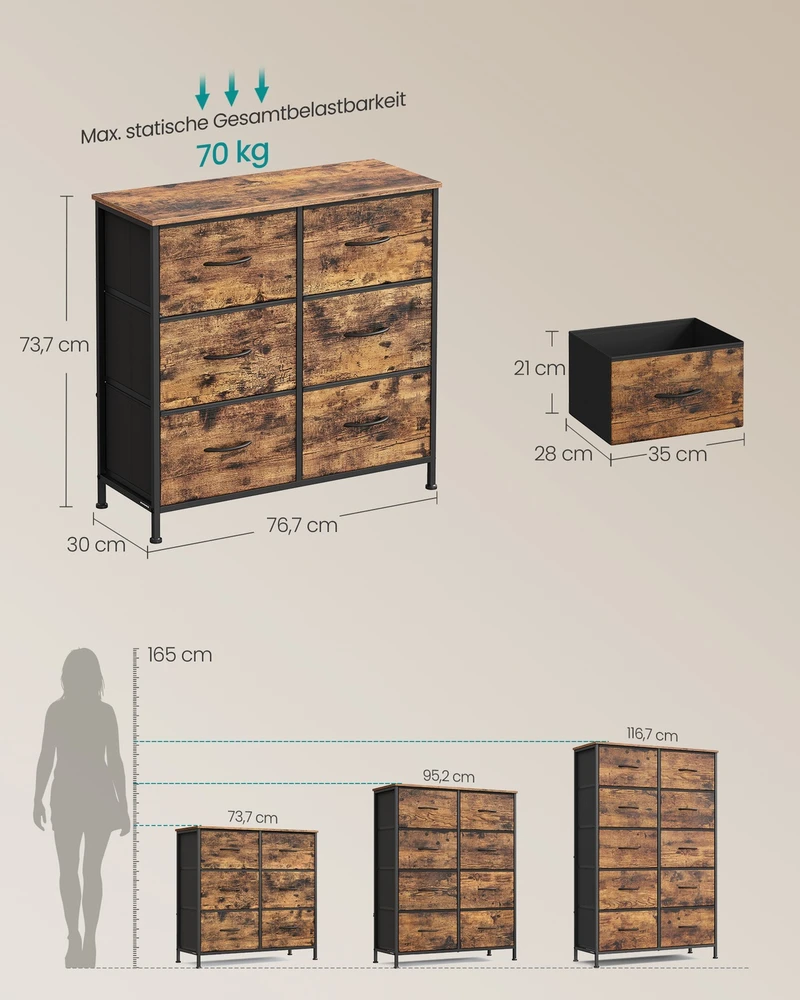 Meblar Komoda 30x76,7x73,7 cm