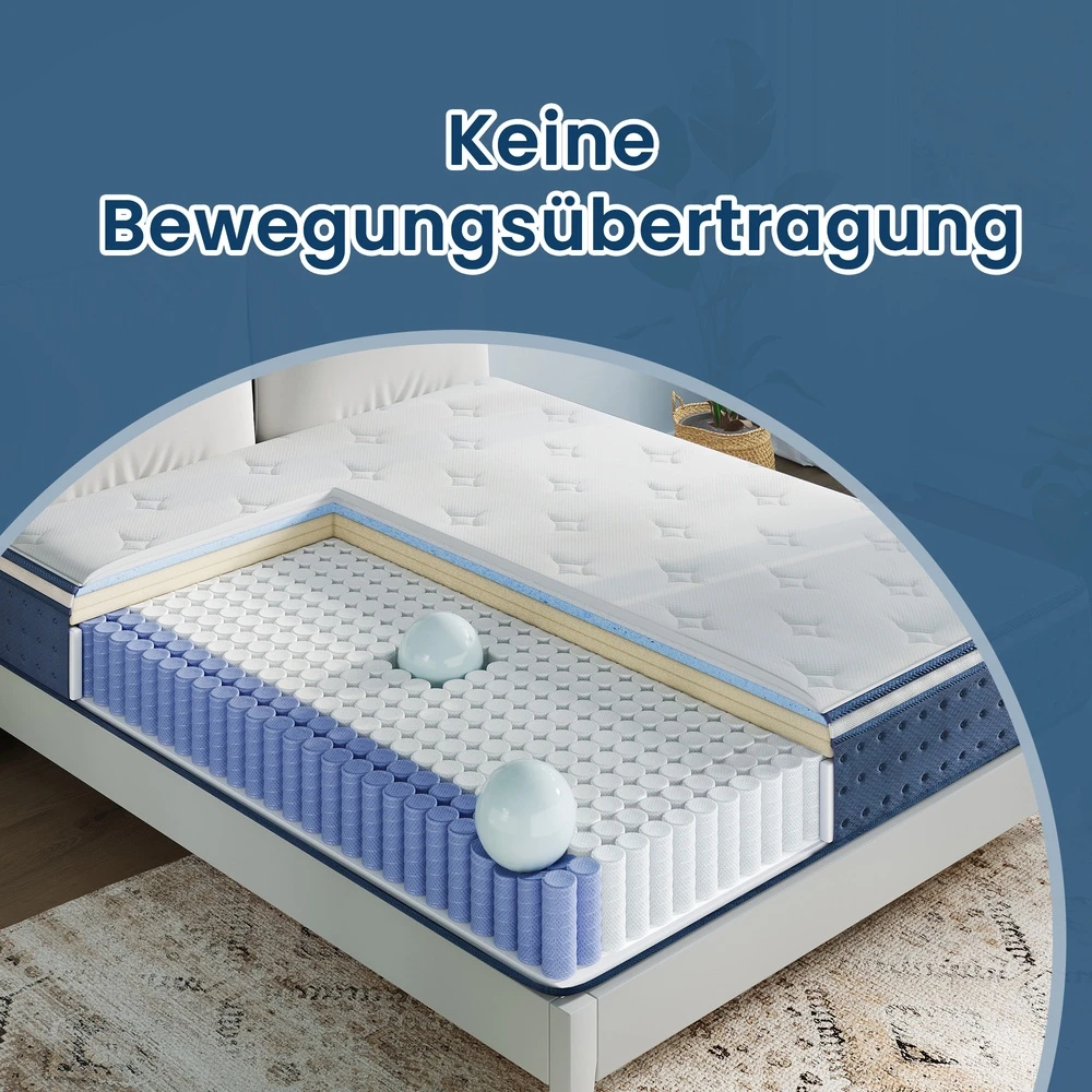 Lova Songmics Čiužinys 200 × 90 × 25 cm