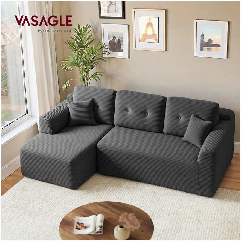 Vasagle Kampinė modulinė sofa 244 cm