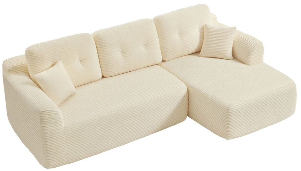 Songmics Kampinė sofa 244 cm