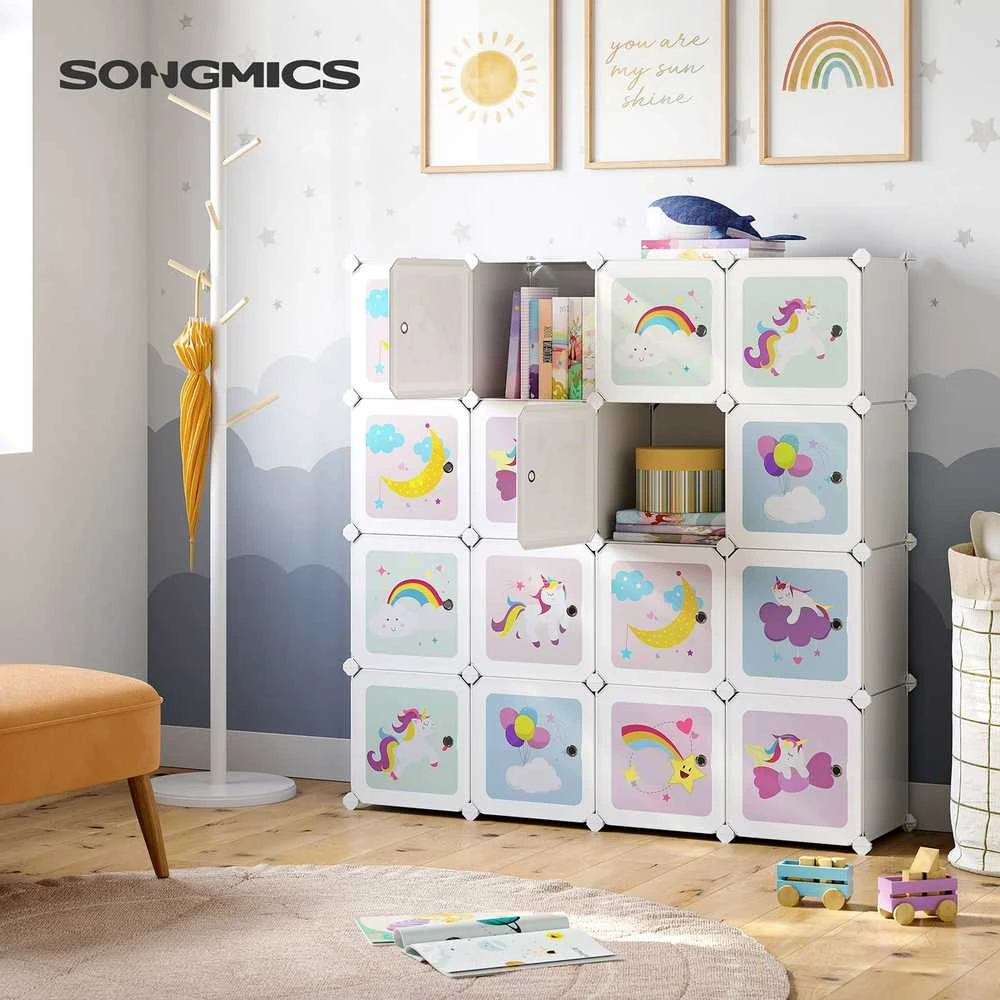 Songmics Naktinė spintelė su 2 stalčiais