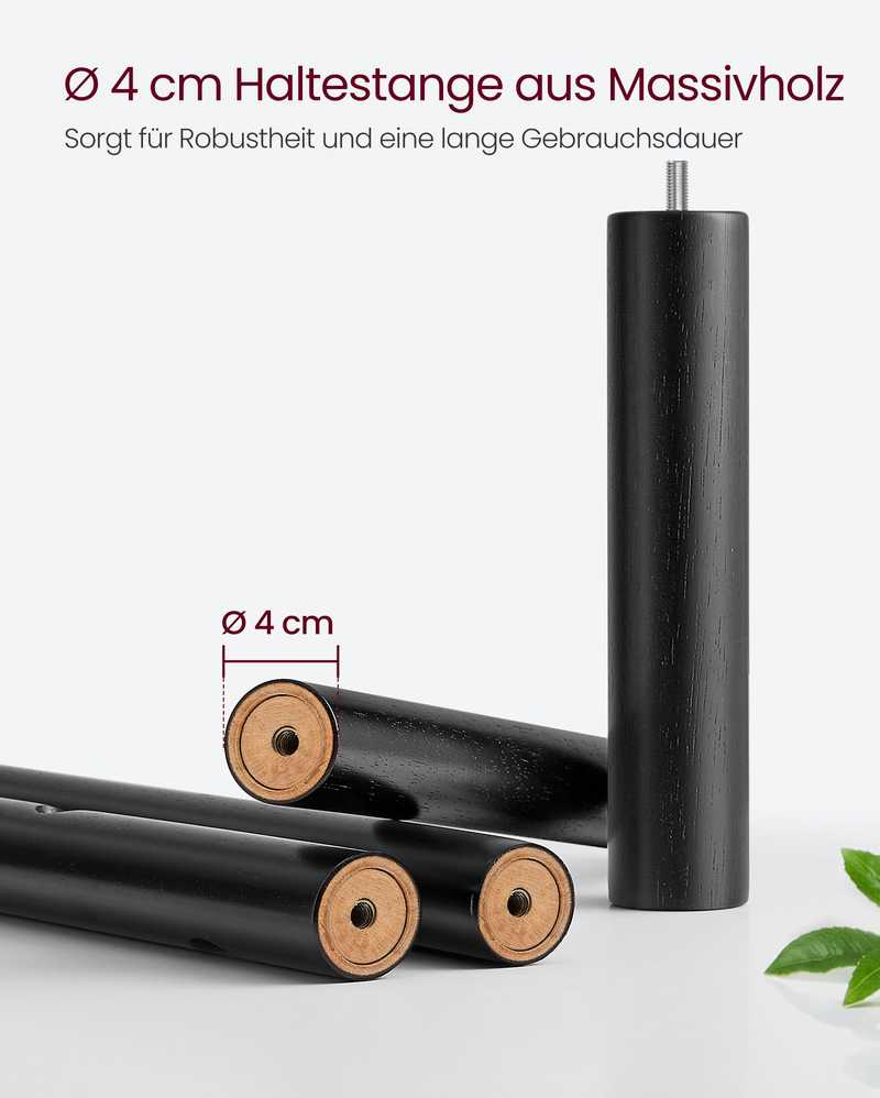 Songmics Vasagle Drabužių stovas medžio formos 8 kabliukai debesų balta