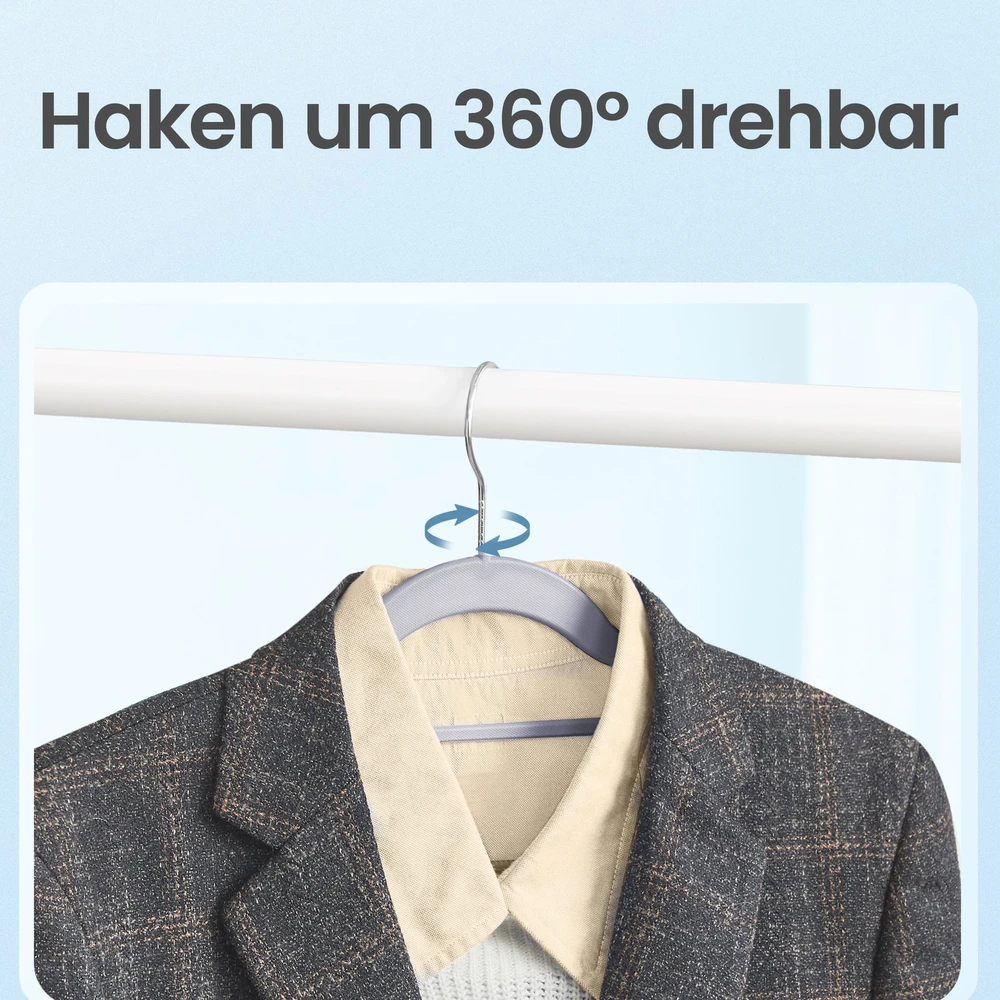 Songmics Drabužių pakabų rinkinys 30 vnt.