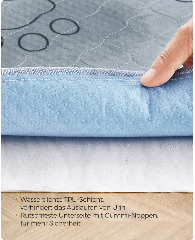 Songmics Plaunami šuniuko įklotai 61 x 46 cm rinkinys iš 2 vnt