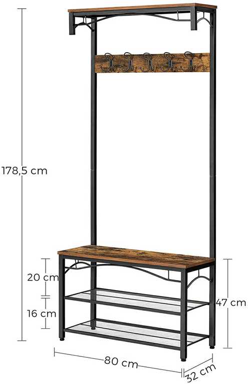 Songmics Papuošalų dėžutė 10 stalčių balta