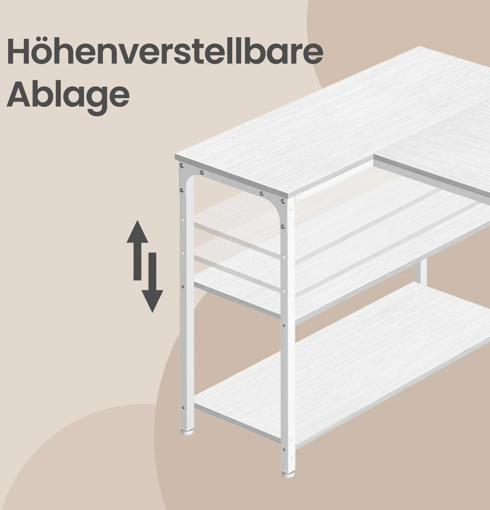 Songmics Rašomasis stalas 120 x 80 x 76 cm