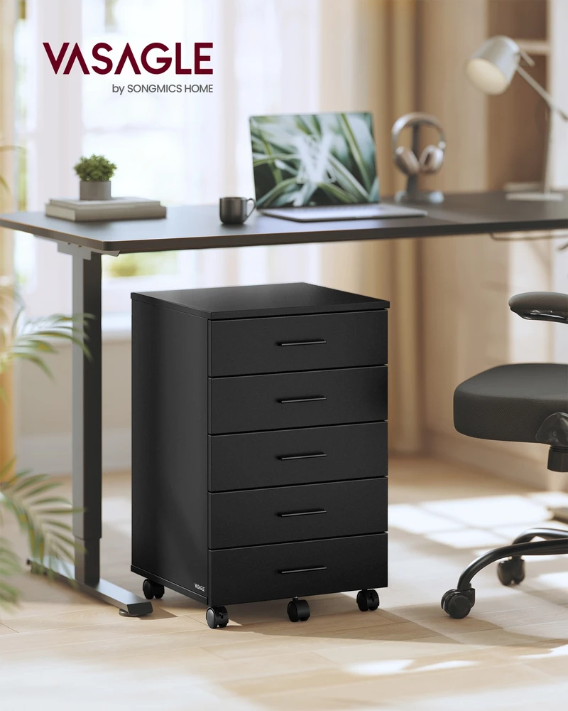 Songmics Biuro spintelė 40 x 42 x 65,7 cm 5 stalčiai