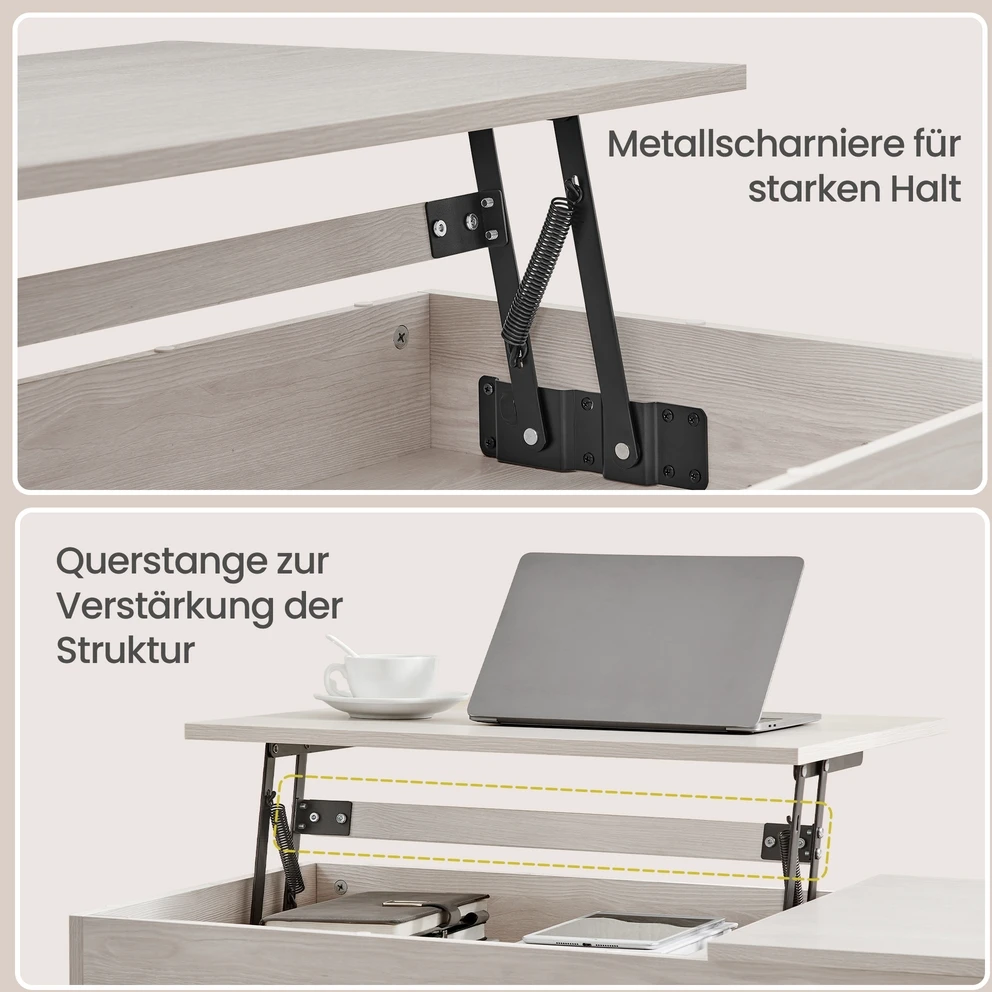 Songmics Kavos staliukas 50 x 100 x 48 cm/62,3 cm