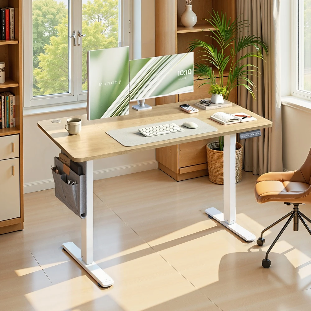 Songmics Rašomasis stalas 120 x 60 x 72-120cm