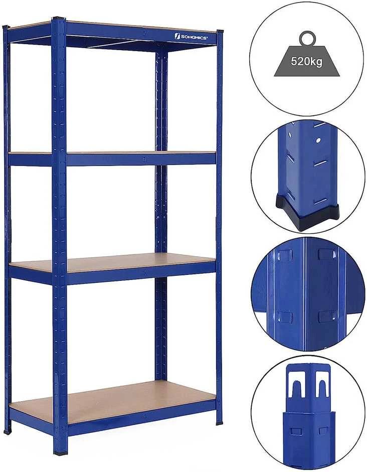 Sandėliavimo lentyna gali išlaikyti iki 520 kg