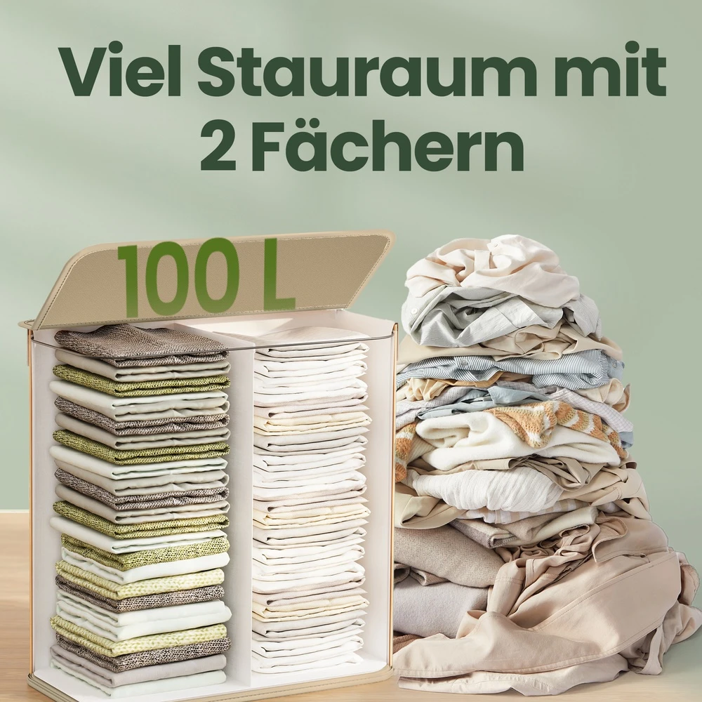 Songmics Skalbinių krepšys 100 l