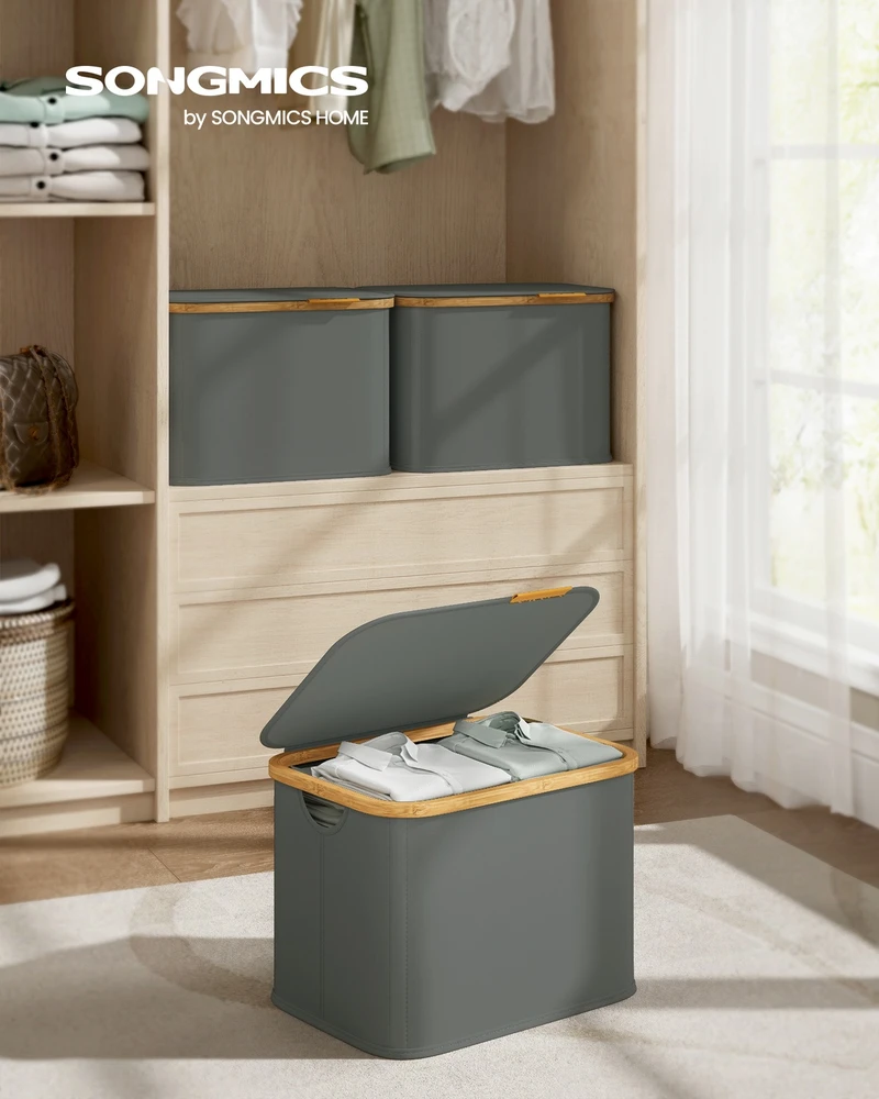 Songmics Skalbinių krepšys 40 l