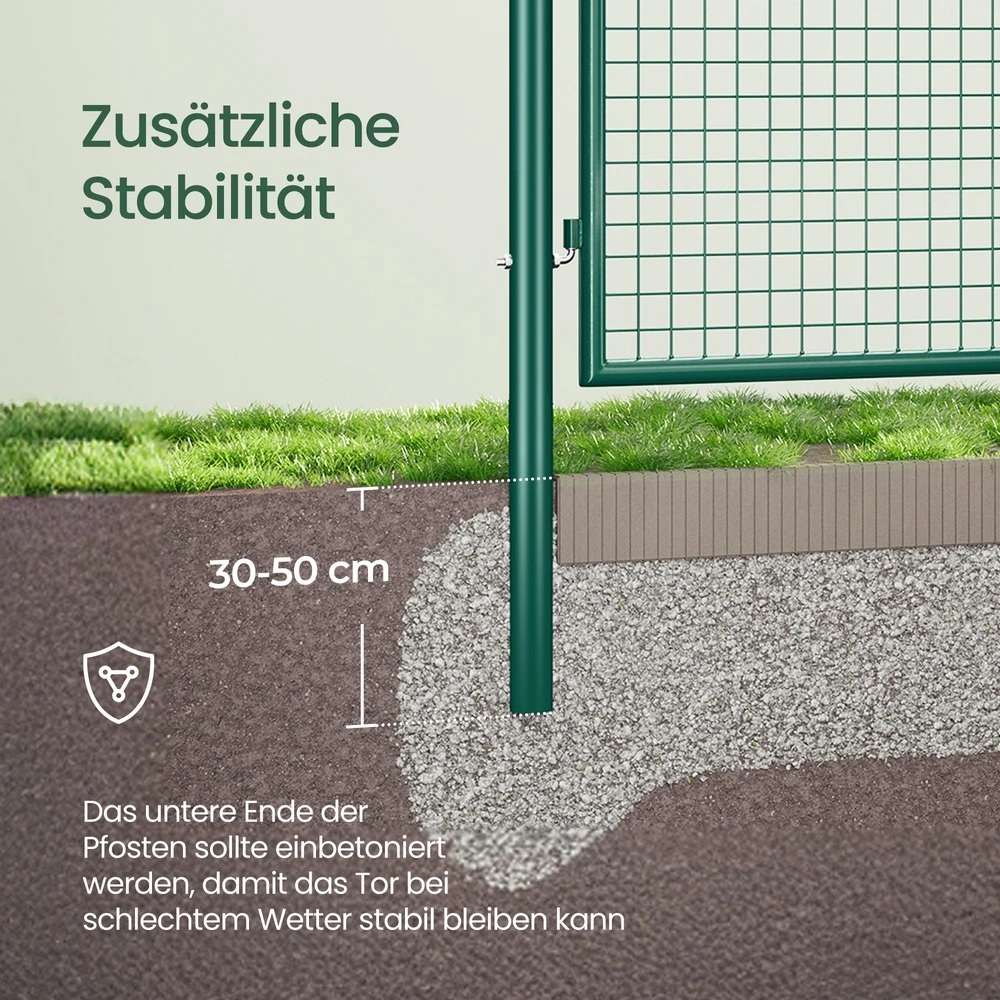 Songmics Sodo vartai 310,1 x 100,1 cm