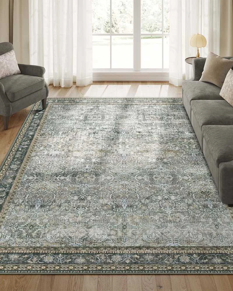 Songmics Kilimas 160x230 cm graikinio riešuto spalvos