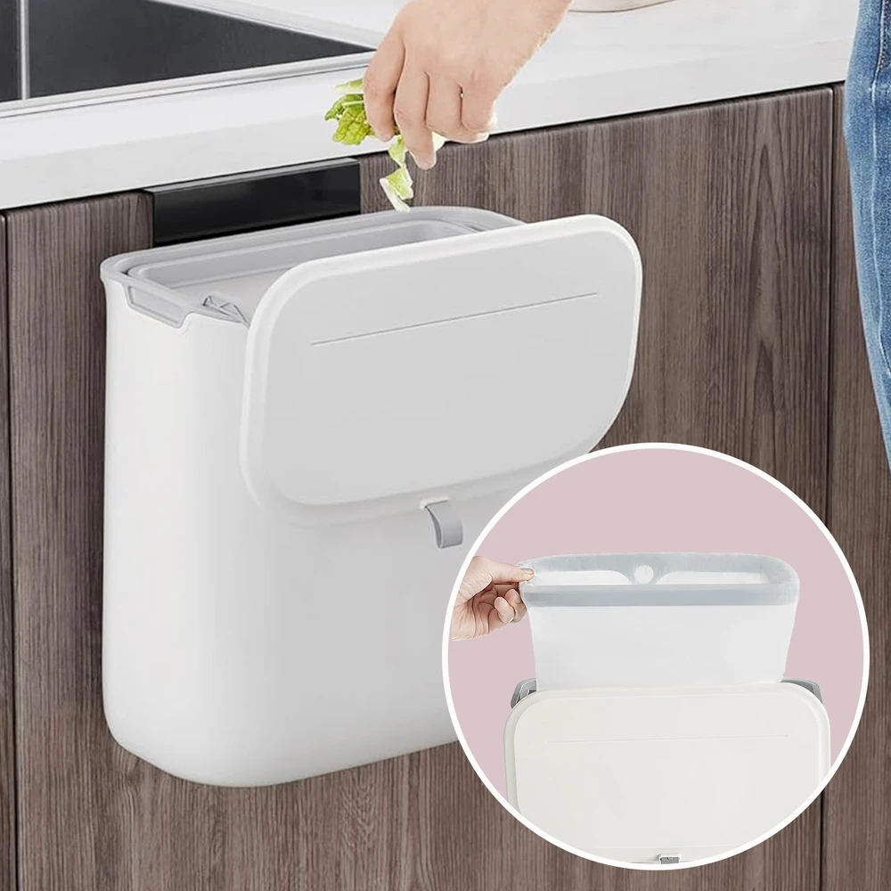 SONGMICS komposto dėžė 9L balta