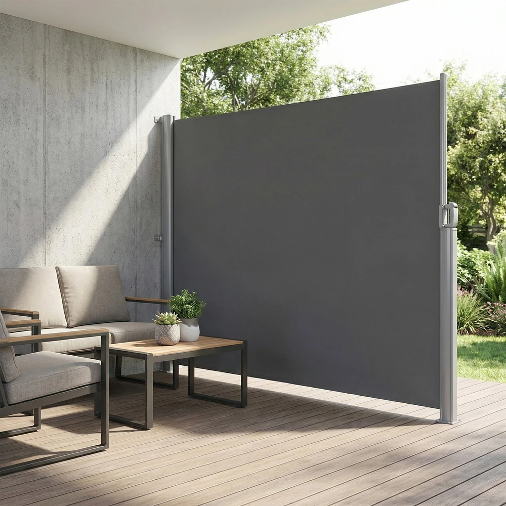 Songmics Šoninė markizė 180 × 400 cm