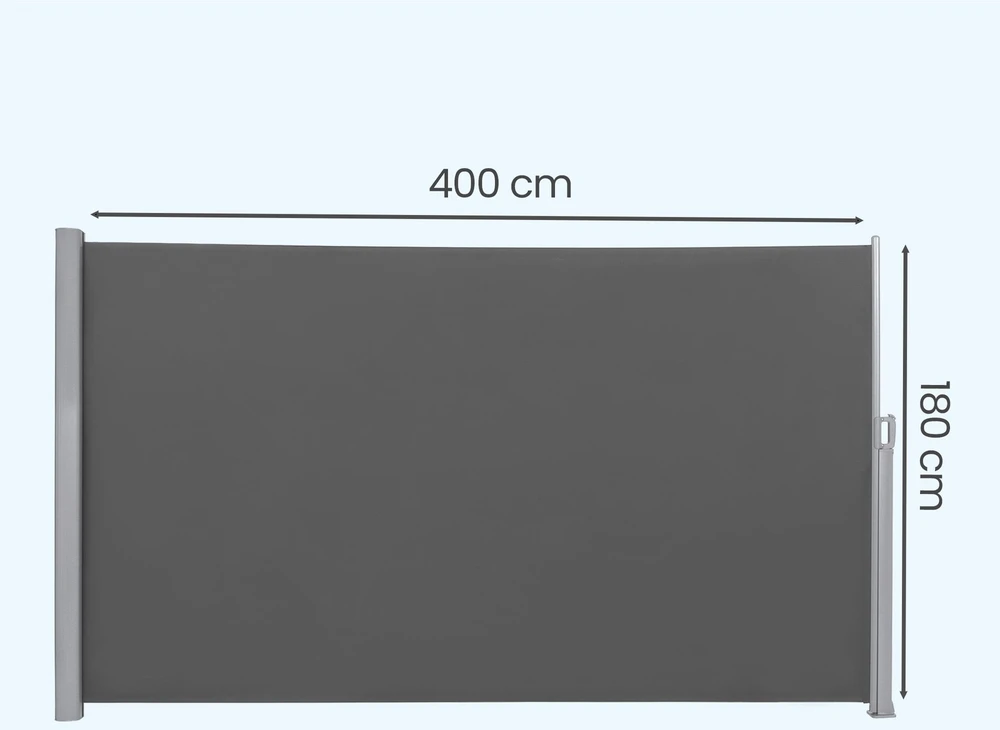 Songmics Šoninė markizė 180 × 400 cm