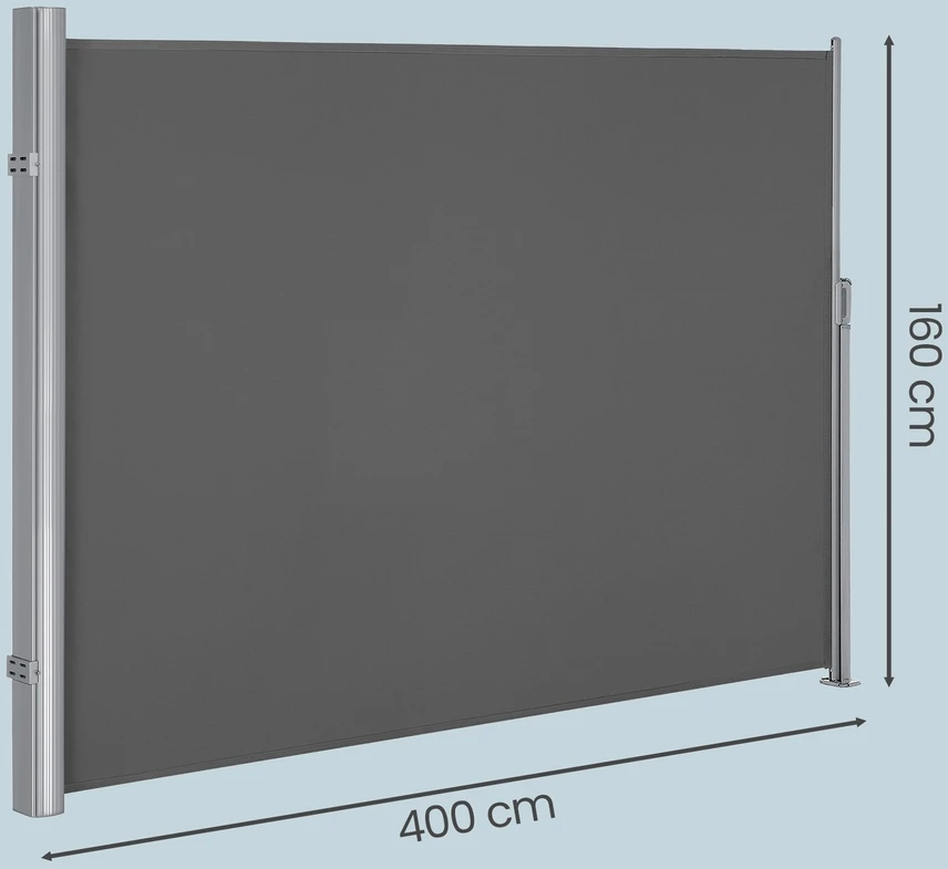 Songmics Šoninė markizė 160 × 400 cm