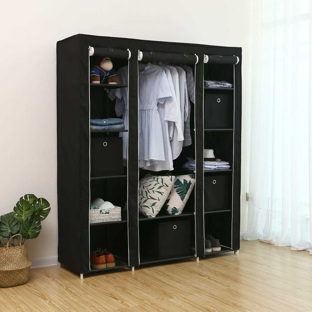 Songmics Spinta 175 x 150 cm juoda
