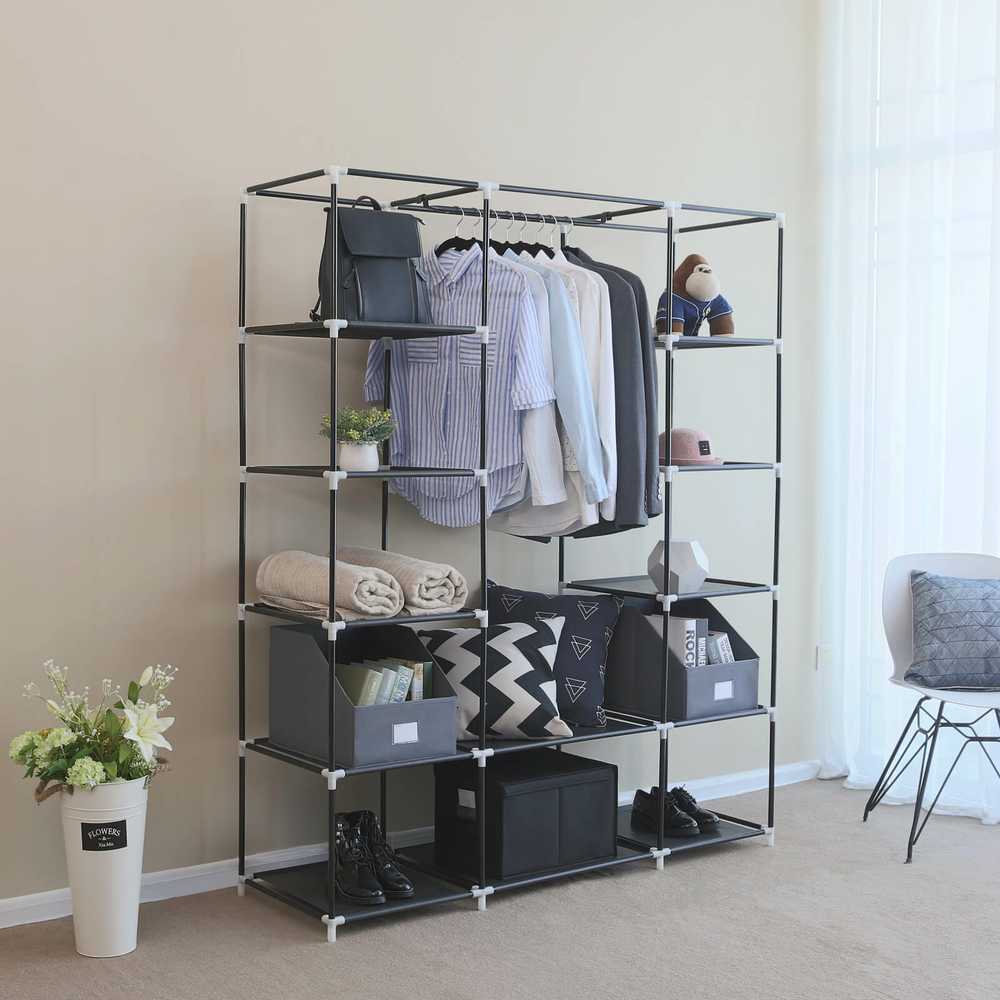 Songmics Spinta 175 x 150 cm juoda