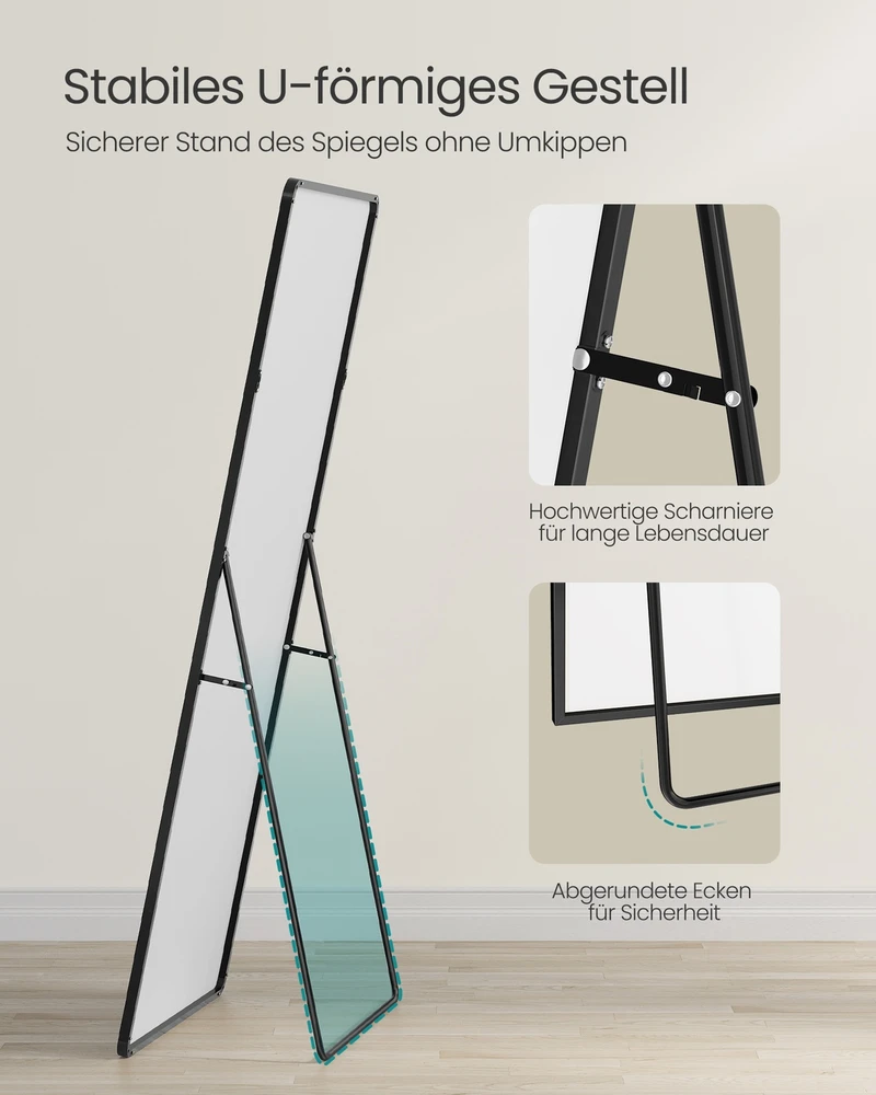 Songmics Veidrodis 150x40 cm