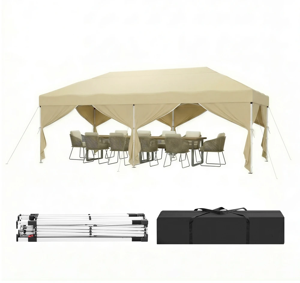 Songmics Sulankstomas paviljonas 6 x 3 m