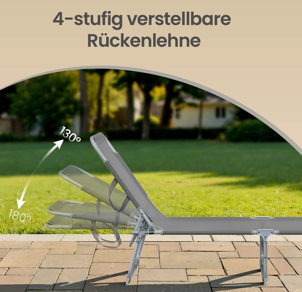Songmics Lauko gultas pilkas 2 vnt.