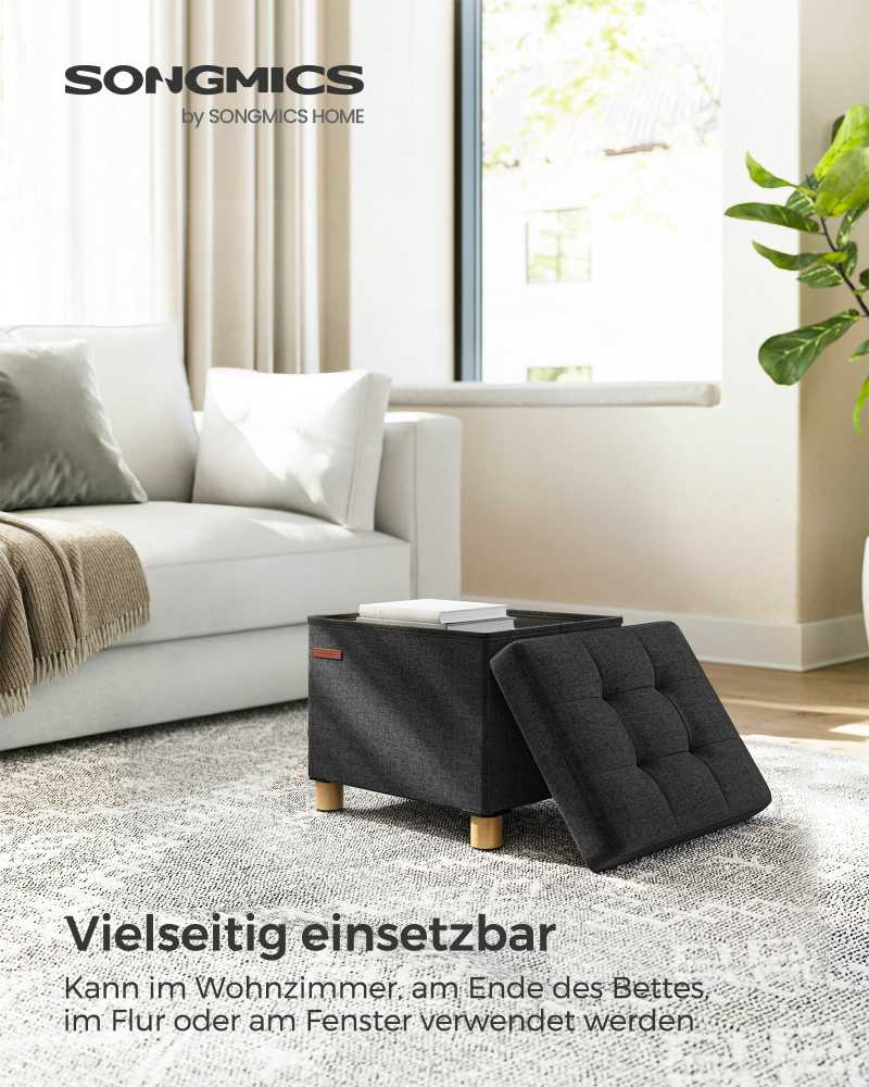 Songmics Papuošalų dėžutės 3 lygių PU dangtelis, klasikinis baltas