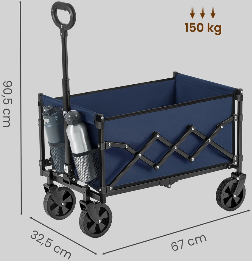 Songmics Vežimėlis 42 x 67 x 90,5 cm