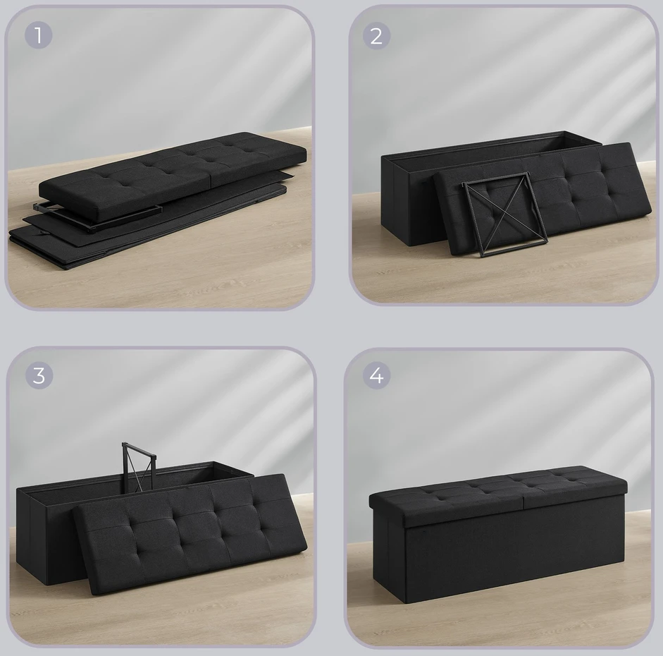 Songmics Pufas 38 x 110 x 38 cm