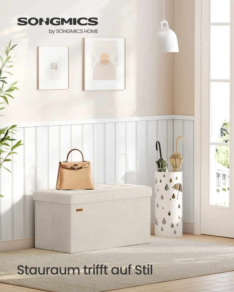 Songmics Pufas 38 × 76 × 38 cm