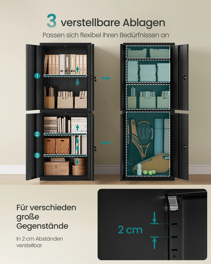 Songmics Spintelė 40 × 60 × 180 cm