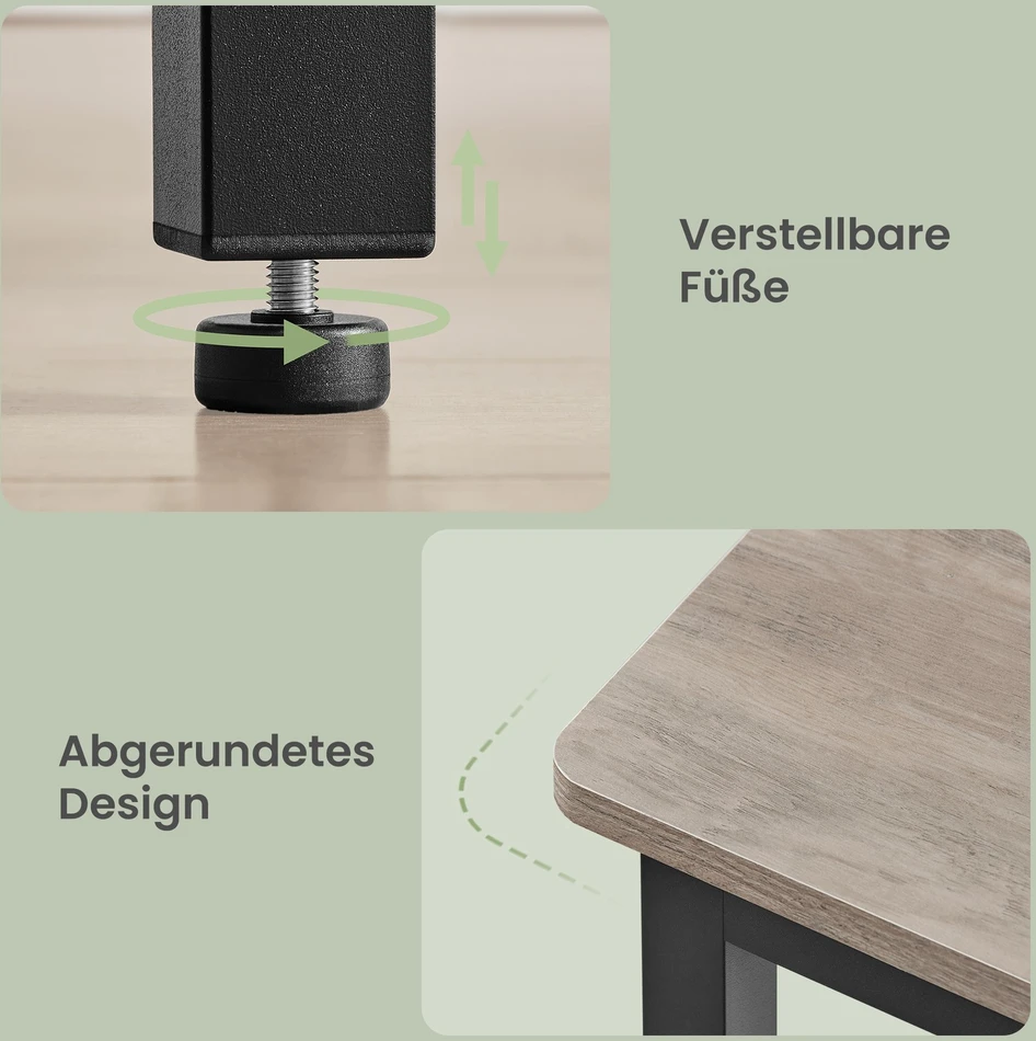 Songmics Valgomasis stalas 70 x 110 x 77 cm