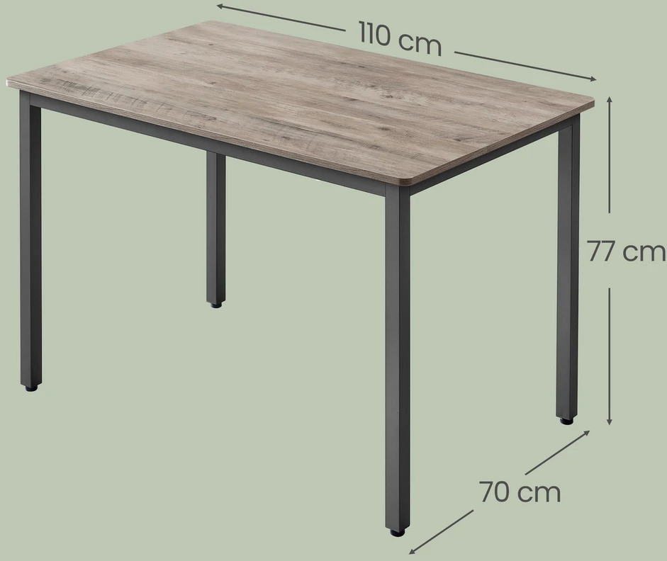 Songmics Valgomasis stalas 70 x 110 x 77 cm