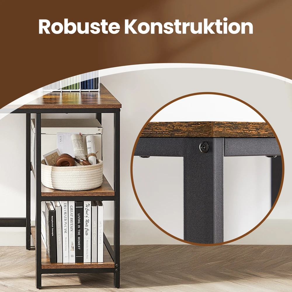 Songmics Rašomasis stalas 140 x 60 x 75 cm