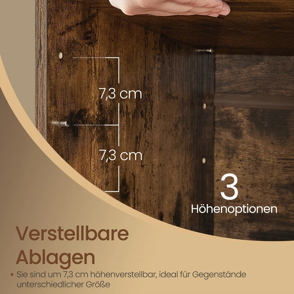 Songmics Batų suolelis VASAGLE 110x30x48 cm su 9 skyreliais