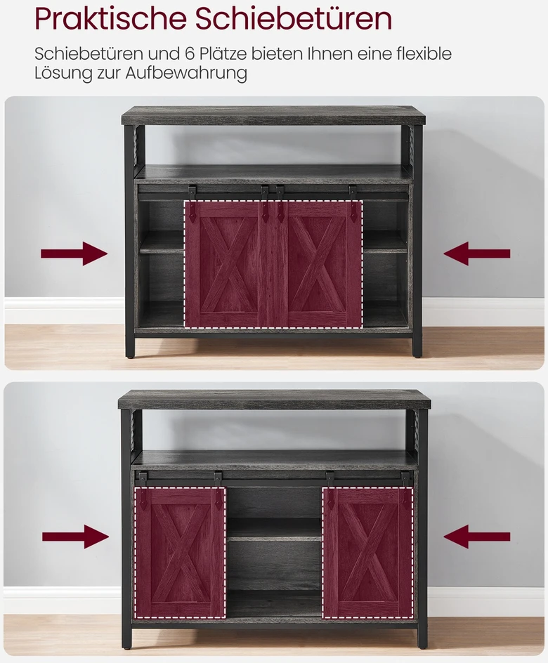 Songmics Komoda 33 × 100 × 80 cm