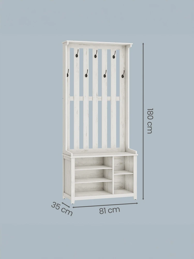 Songmics Drabužių kabykla 81 × 35 × 180 cm