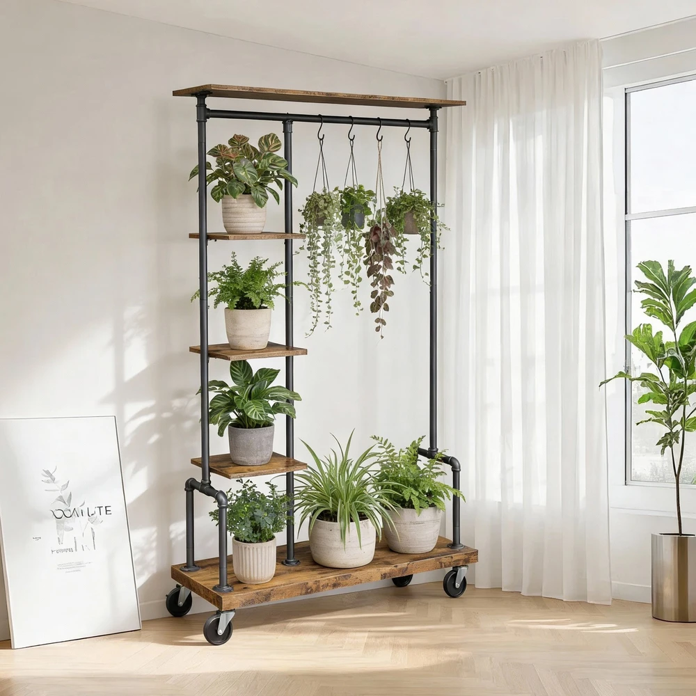 Songmics Drabužių stovas 103,5 x 40 x 174,5 cm