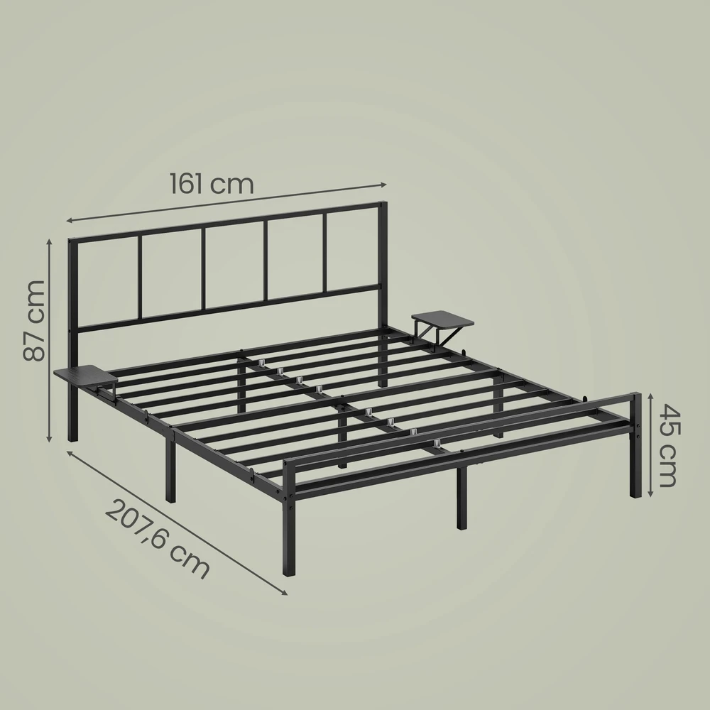 Lova Songmics Lovos rėmas 160 × 200 cm