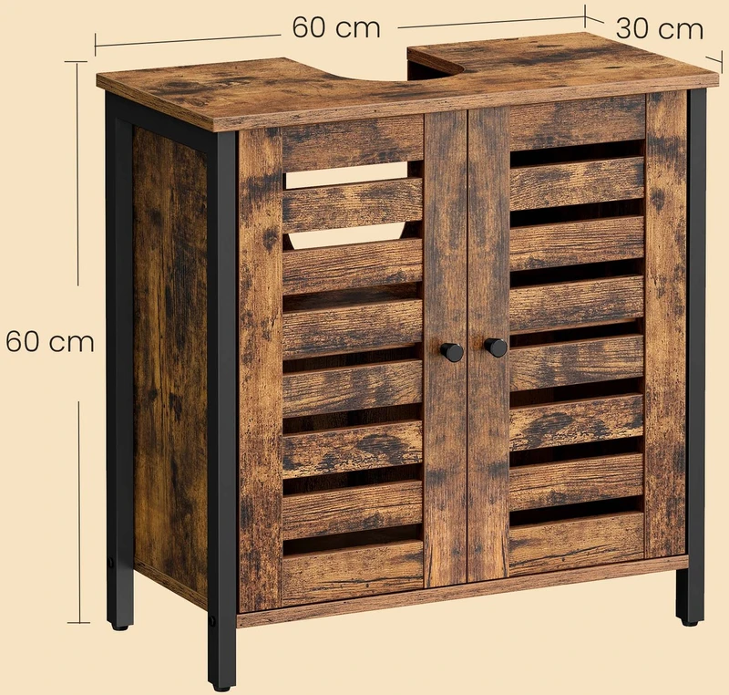 Songmics Vonios spintelė 60x30x60 cm