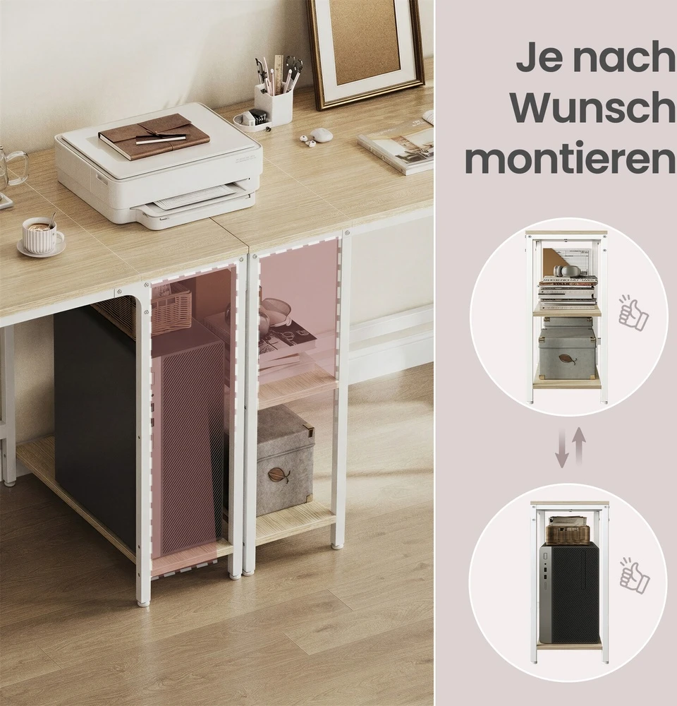 Songmics Rašomasis stalas 100 x 50 x 76 cm