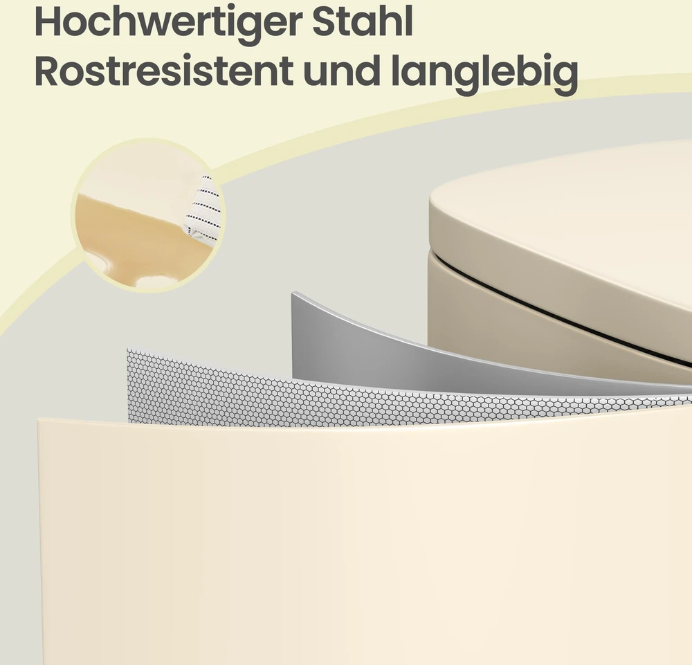 Songmics Šiukšliadėžė 50 l