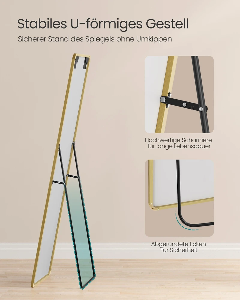 Songmics Veidrodis 150x40 cm