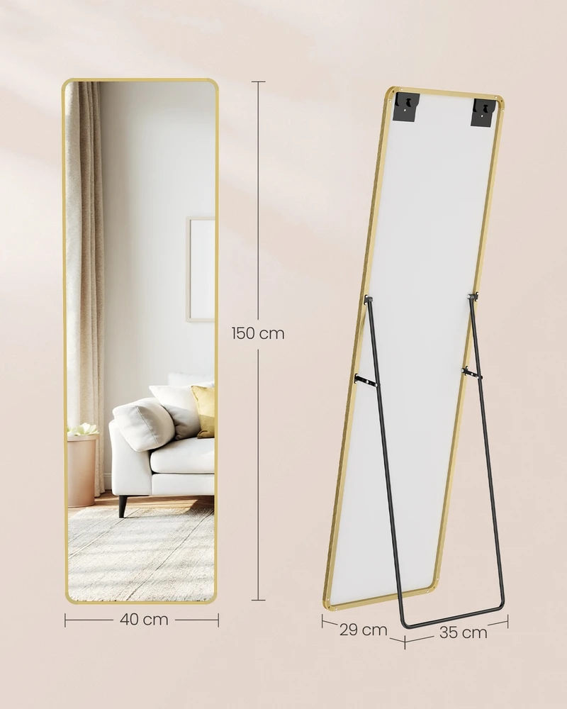 Songmics Veidrodis 150x40 cm