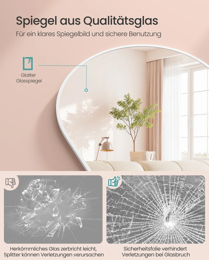 Songmics Veidrodis 160x50 cm