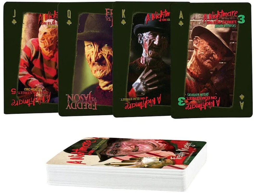 Aquarius A Nightmare on Elm Street poker playing cards