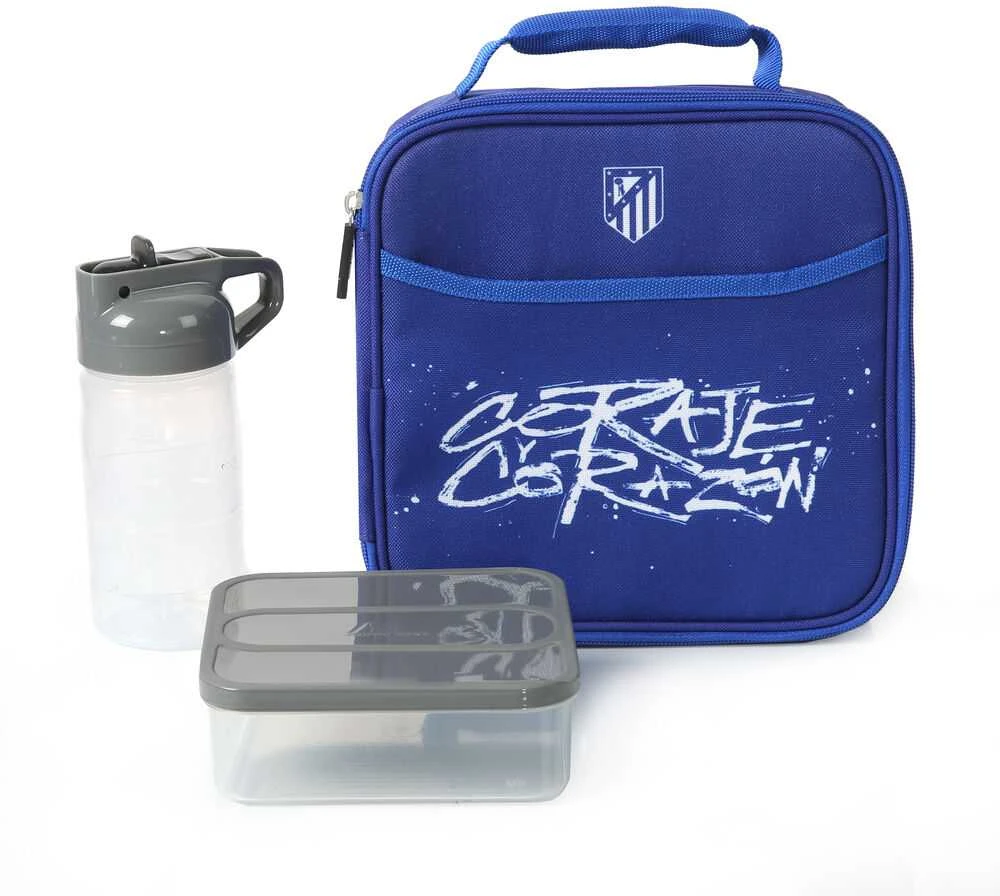Atletico de Madrid thermo lunch bag + bottle + tupper